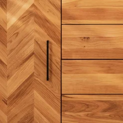 Wohnen Sideboards<Elegante Kommode mit sieben Schubladen & Tür - Kerfa