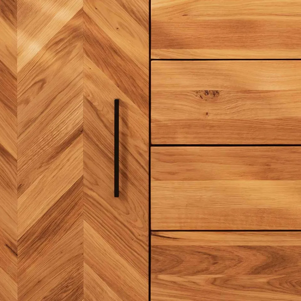 Wohnen Sideboards<Elegante Kommode mit sieben Schubladen & Tür - Kerfa