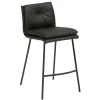 Wohnen Hocker<Eleganter Barstuhl in Anthrazit - Isael