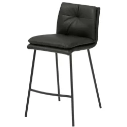 Wohnen Hocker<Eleganter Barstuhl in Anthrazit - Isael