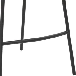 Wohnen Hocker<Eleganter Barstuhl in Anthrazit - Isael