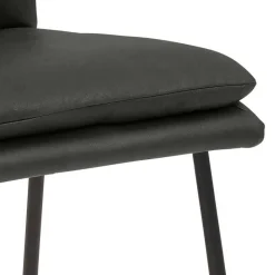 Wohnen Hocker<Eleganter Barstuhl in Anthrazit - Isael