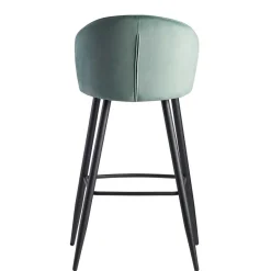 Wohnen Hocker<Eleganter Barstuhl in Mintgrün Samt - Bennet