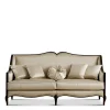Wohnen Sofas<Elegantes Dreisitzer Sofa in Beige - Sutolary