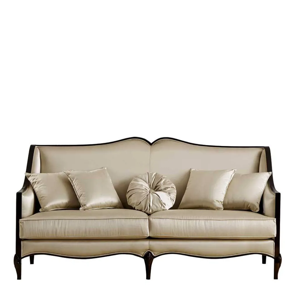 Wohnen Sofas<Elegantes Dreisitzer Sofa in Beige - Sutolary