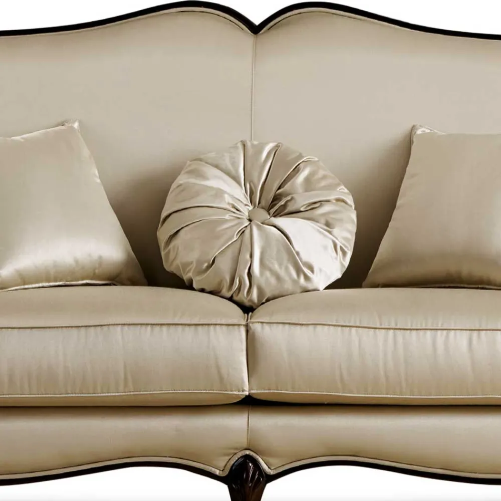 Wohnen Sofas<Elegantes Dreisitzer Sofa in Beige - Sutolary