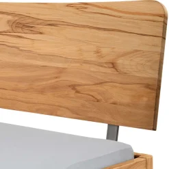 Wohnen Betten<Elegantes Holzbett aus geölter Wildeiche - Mathan