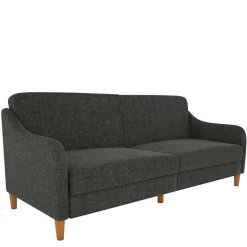Wohnen Betten|Sofas<3er Bettsofa in Grau Stoffbezug - Tabara