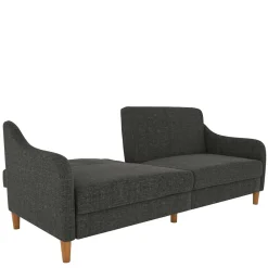 Wohnen Betten|Sofas<3er Bettsofa in Grau Stoffbezug - Tabara