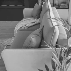 Wohnen Betten|Sofas<3er Schlafcouch in Graubraun meliert - Milor