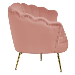 Wohnen Sofas<3er Wohnzimmersofa im Retrostil Muschel - Ciabeta