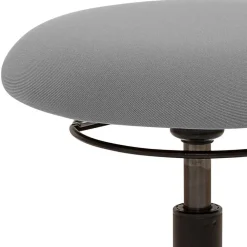 Wohnen Hocker<Ergonomischer Arbeitshocker in Grau - Asten
