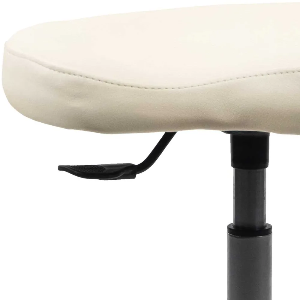Wohnen Hocker<Ergonomischer Arbeitshocker mit Tellerfuß - Morelos