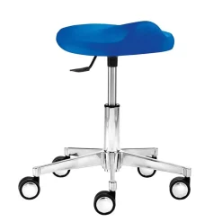Wohnen Hocker<Ergonomischer Drehhocker in Blau Stoff - Olinendra