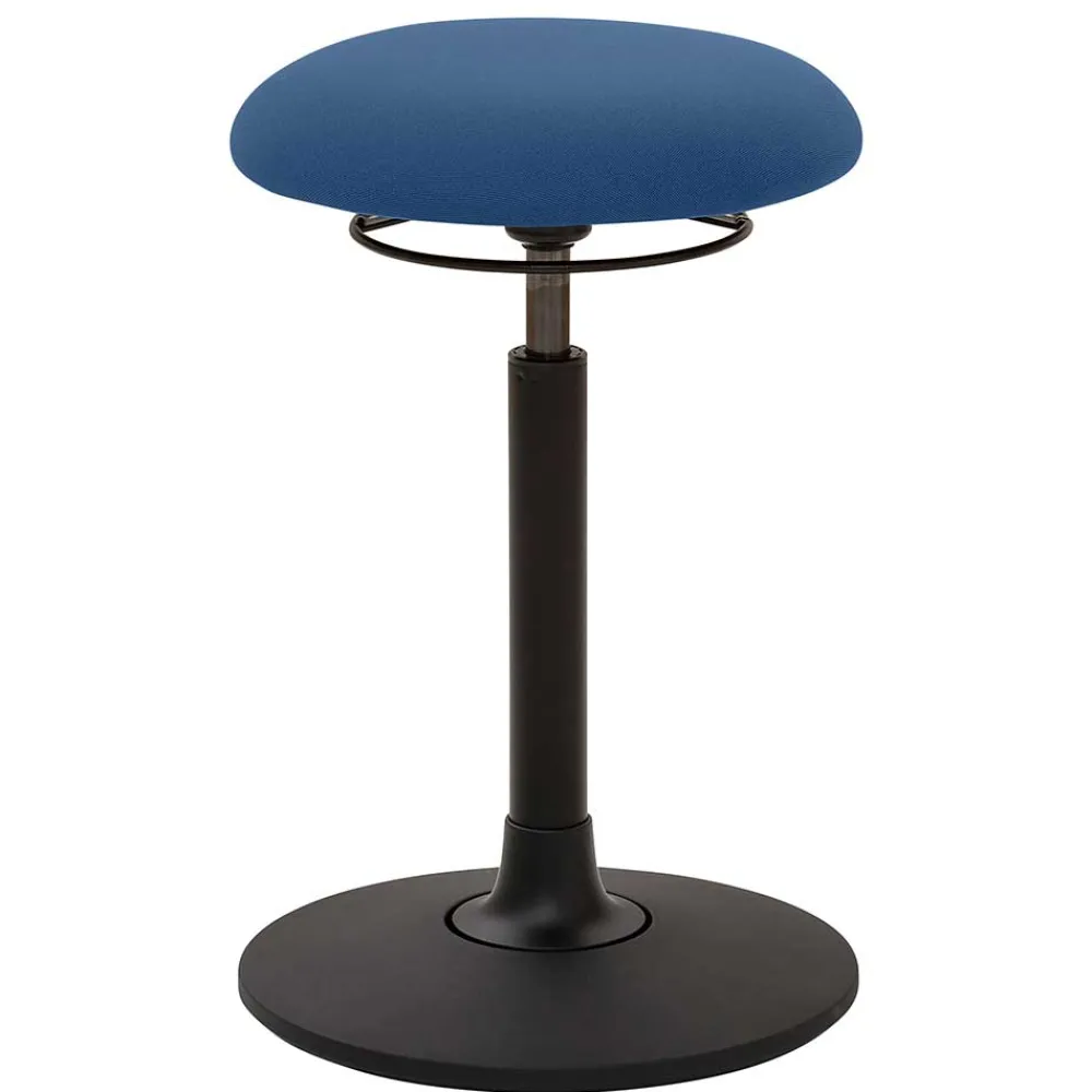 Wohnen Hocker<Ergonomischer Sitzhocker in Blau & Schwarz - Lamedda