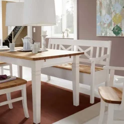 Wohnen Sitzgruppe<Essgruppe Lugon im Landhausstil (sechsteilig)