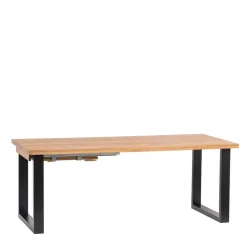 Wohnen Sitzgruppe<Essgruppe mit Ausziehtisch Set - Savetrac (siebenteilig)