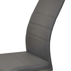 Wohnen Sitzgruppe<Essgruppe mit Glastisch & Schwingstühlen - Baryma (fünfteilig)