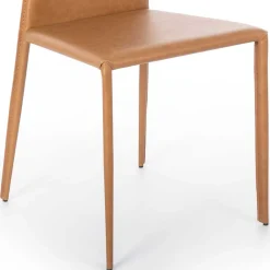 Wohnen Stühle<Essstuhl in Cognac Braun - Anthony (2er Set)