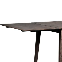 Wohnen Sitzgruppe<Esstisch & 6 schwarze Stühle - Flints (siebenteilig)