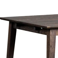 Wohnen Sitzgruppe<Esstisch & 6 schwarze Stühle - Flints (siebenteilig)