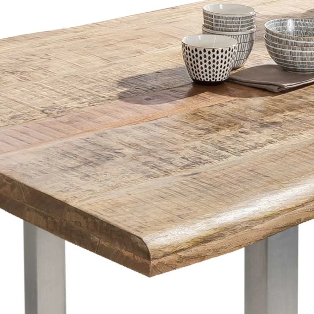 Wohnen Tische<Esstisch aus Mango Holz mit Baumkante - Matic