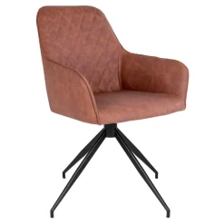 Wohnen Stühle<Esstisch Drehstuhl in Cognac Braun - Dress