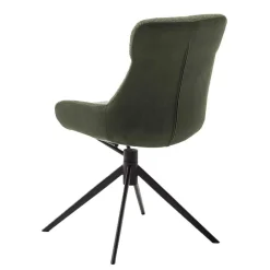 Wohnen Stühle<Esstisch Drehstuhl in Oliv Grün - Parados (2er Set)