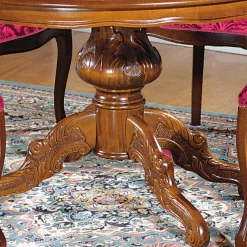 Wohnen Sitzgruppe<Esstisch Gruppe im Barock Stil - Vennezo (fünfteilig)