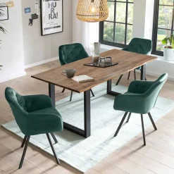 Wohnen Sitzgruppe<Esstisch Kombination modern - Bartholo (fünfteilig)