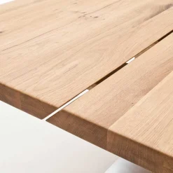 Wohnen Tische<Esstisch mit Balkeneiche Romus in 4 Größen