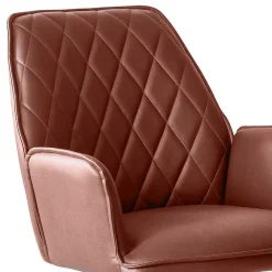 Wohnen Sitzgruppe<Esstisch mit Drehsesseln Set - Eboniar (fünfteilig)