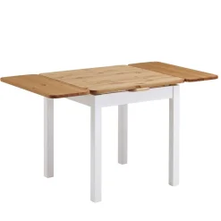 Wohnen Sitzgruppe<Esstisch mit Stühlen Vipe in Weiß (fünfteilig)