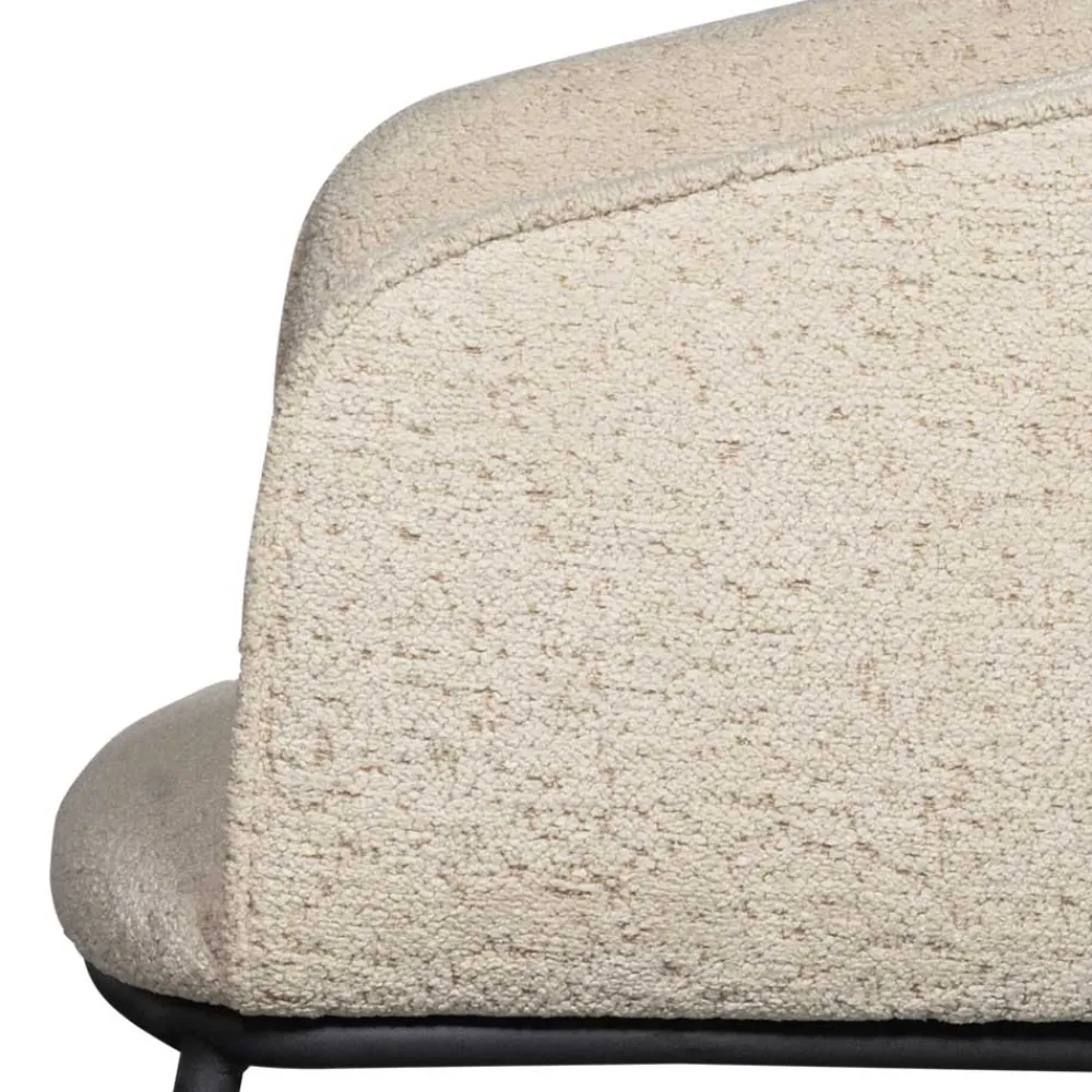 Wohnen Stühle<Esstisch Sessel in Beigegrau Boucle - Ayfina