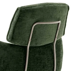 Wohnen Stühle<Esstisch Sessel in Oliv Grün Stoff - Occita (2er Set)