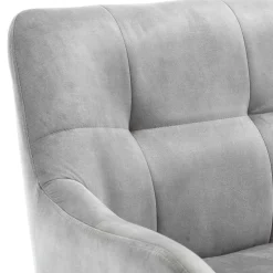 Wohnen Sitzbank<Esstisch Sofa in Grau Velours - Reymonda