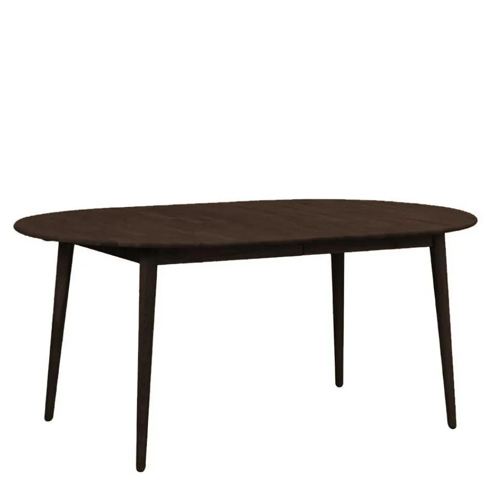 Wohnen Sitzgruppe<Esstischgruppe in Eiche Dunkel & Beige - Relencia (siebenteilig)