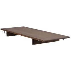 Wohnen Sitzgruppe<Esstischgruppe in Eiche Dunkel & Beige - Relencia (siebenteilig)