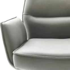 Wohnen Stühle<Esstisch-Sessel aus Leder und Eichenholz - Azona (2er Set)