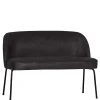 Wohnen Sitzbank<Esstischsofa aus Recyclingleder und Metall - Marietta
