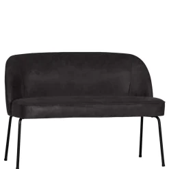 Wohnen Sitzbank<Esstischsofa aus Recyclingleder und Metall - Marietta