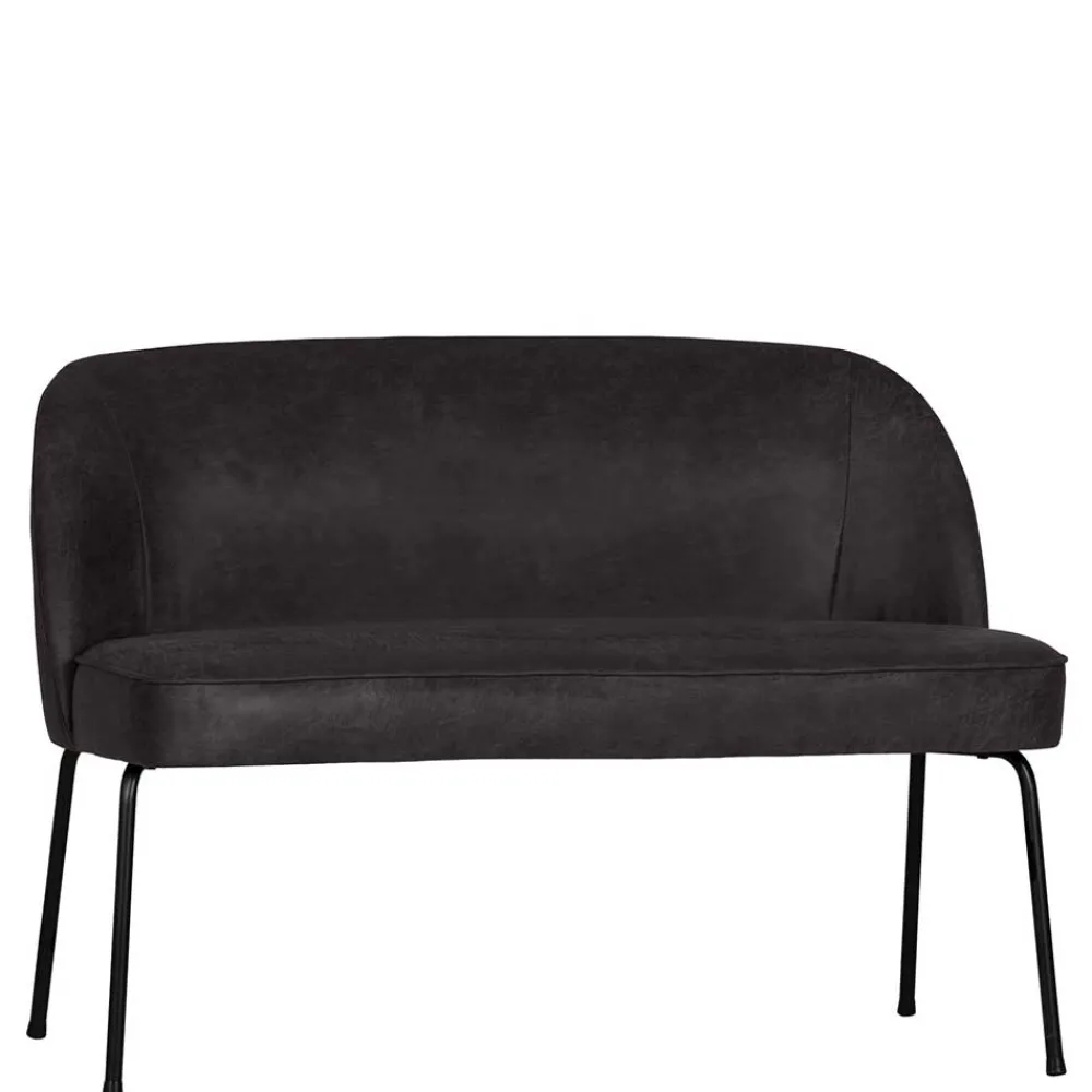 Wohnen Sitzbank<Esstischsofa aus Recyclingleder und Metall - Marietta