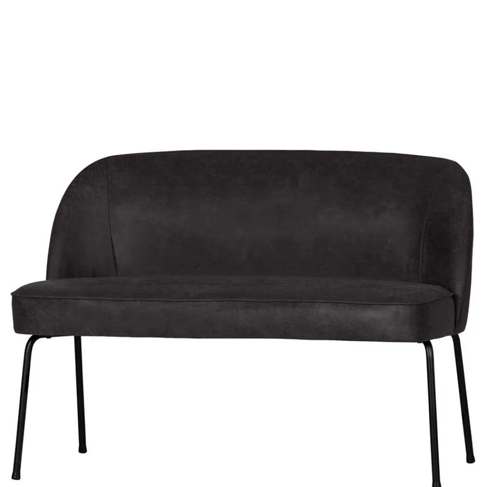 Wohnen Sitzbank<Esstischsofa aus Recyclingleder und Metall - Marietta