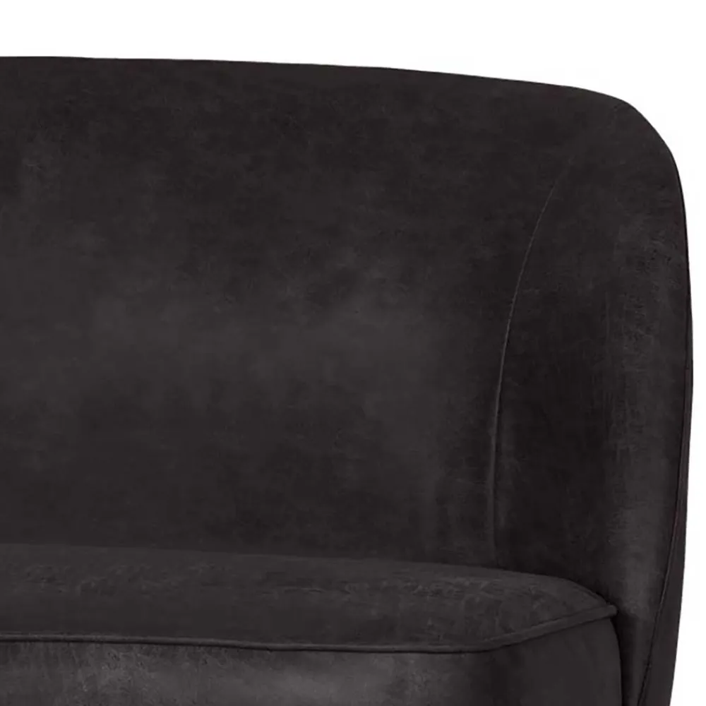 Wohnen Sitzbank<Esstischsofa aus Recyclingleder und Metall - Marietta