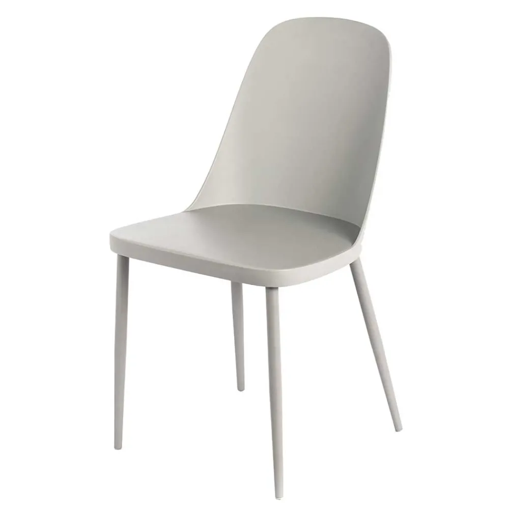 Wohnen Stühle<Esstischstühle aus Kunststoff - Leskan (4er Set)
