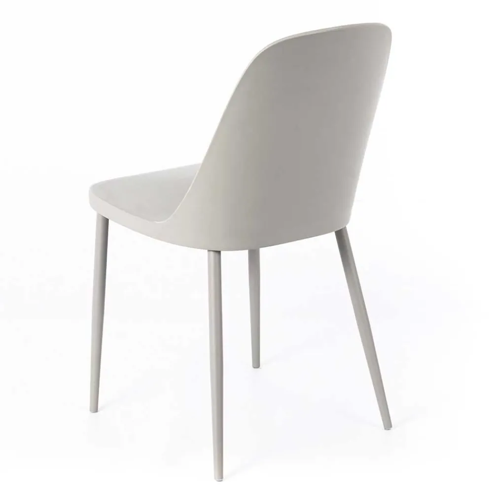 Wohnen Stühle<Esstischstühle aus Kunststoff - Leskan (4er Set)