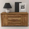 Wohnen Sideboards<Esszimmer Anrichte Nadalia aus Wildeiche Massivholz