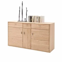 Wohnen Sideboards<Esszimmer Anrichte Vernella aus Eiche