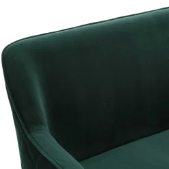 Wohnen Sitzbank<Esszimmer Bank in Dunkelgrün Samt - Laruis