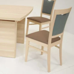 Wohnen Sitzgruppe<Esszimmer Bankgruppe Vanillin in Esche Dekor (vierteilig)